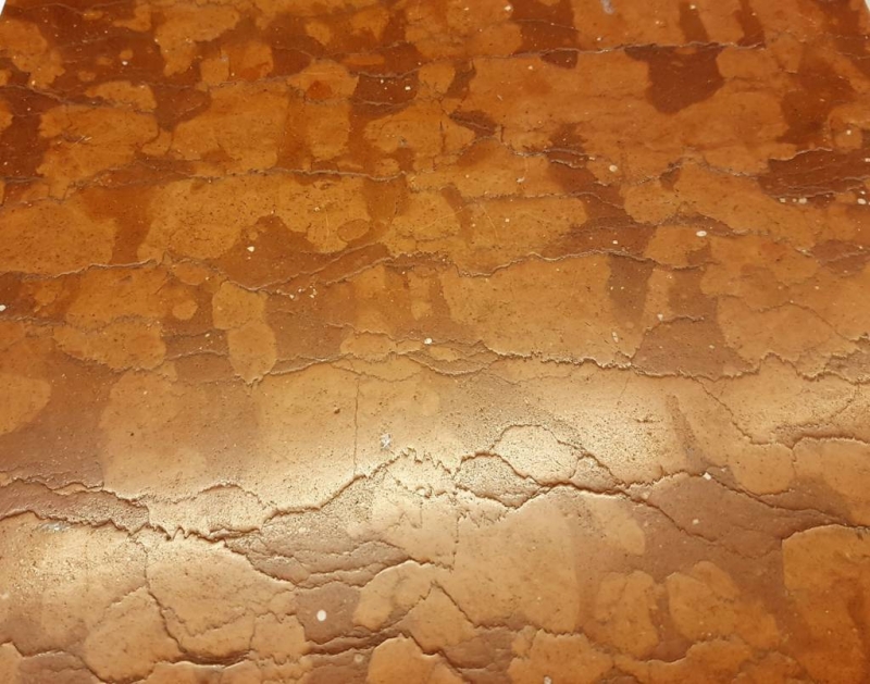 Superficie patinata e spazzolata